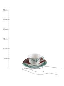 Designer fine bone china hybride koffiekop en schotel, Beenderporselein, Meerkleurig, Ø 7 x H 5 cm, 100 ml