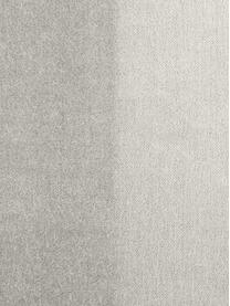 Tabouret large velours gris clair Harper, Gris clair, couleur dorée, larg. 64 x haut. 44 cm