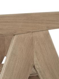 Loungefauteuil Sissi met Weens vlechtwerk, Frame: massief eikenhout, Zitvlak: rotan, Licht hout, B 58 x D 66 cm