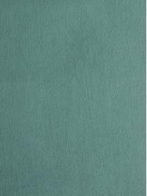 Canapé d'angle velours vert clair pieds en métal Fluente, Velours vert clair, larg. 221 x prof. 200 cm, méridienne à gauche