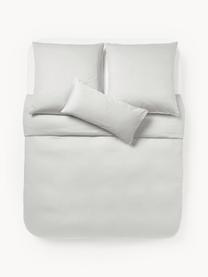 Funda nórdica de satén Comfort, Gris claro, Cama 90 cm (155 x 220 cm)