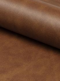 Silla giratoria de cuero sintético Naya, Tapizado: cuero sintético (poliuret, Patas: metal recubierto, Cuero sintético coñac, An 59 x F 59 cm