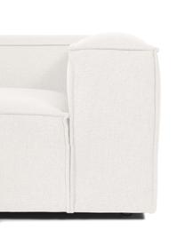 Canapé lounge modulable beige Lennon, Tissu beige, larg. 418 x prof. 68 cm, méridienne à gauche