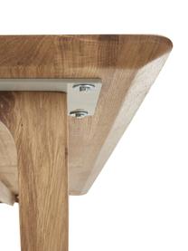 Mesa de comedor de madera de roble maciza Archie, tamaños diferentes, Madera de roble maciza barnizada
100% madera con certificado FSC, procedente de silvicultura sostenible, Roble, An 180 x F 90 cm