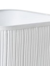 Lampada da tavolo in ceramica Emersyn, Paralume: cashmere, Base della lampada: ceramica, Bianco, Larg. 35 x Lung. 170 cm