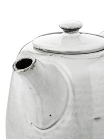 Ręcznie wykonany czajnik Nordic Sand, 1,3 l, Kamionka, Odcienie szarego, odcienie beżowego, 1 l