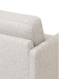 Sofa Fluente (3-Sitzer) in Beige mit Metall-Füßen, Bezug: 80% Polyester, 20% Ramie , Gestell: Massives Kiefernholz, FSC, Füße: Metall, pulverbeschichtet, Webstoff Beige, B 196 x T 85 cm