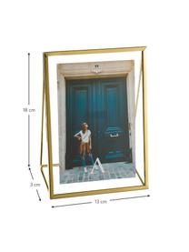 Bilderrahmen Memi, Rahmen: Metall, beschichtet, Front: Glas, Goldfarben, 10 x 15 cm