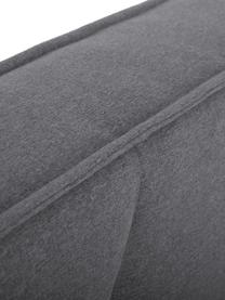 Letto imbottito in tessuto grigio scuro con contenitore Dream, Rivestimento: poliestere (tessuto testu, Tessuto grigio scuro, Larg. 200 x Lung. 200 cm