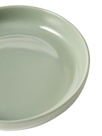 Porcelánová súprava tanierov Nessa, 4 osoby (12 dielov), Vysokokvalitný porcelán, Šalviová zelená, 4 osôb (12 dielov)