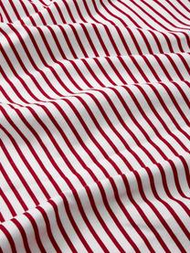 Copripiumino reversibile in flanella con motivo schiaccianoci rosso/bianco Noan, Rosso, bianco, Larg. 200 x Lung. 200 cm