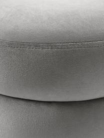 Fluwelen bank Alto, Bekleding: fluweel (100% polyester), Frame: massief grenenhout, multi, Fluweel grijs, B 110 x H 47 cm