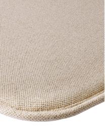 Set de coussins pour chaise en métal à accoudoirs Wire, 3 élém., Beige, Lot de différentes tailles