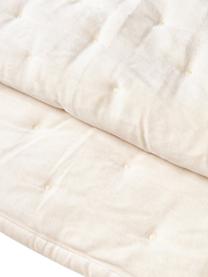 Gesteppte Tagesdecke Cheryl aus Samt, Vorderseite: Baumwollsamt, Rückseite: Baumwolle, Beige, B 240 x L 250 cm (für Betten bis 200 x 200 cm)