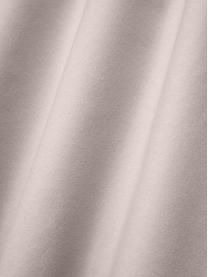 Sábana bajera cubrecolchón de franela Biba, Gris pardo, Cama 90 cm (90 x 200 x 15 cm)