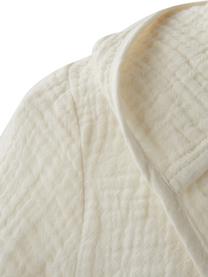 Szlafrok dla dzieci z muślinu bawełnianego Lilia Mini, różne rozmiary, 100% organiczny muślin bawełniany z certyfikatem GOTS, Naturalny biały, 86/92 cm
