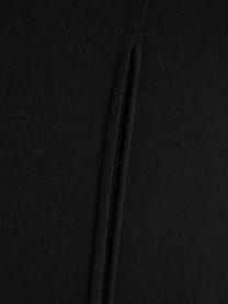 Sedia imbottita in tessuto nero Luisa 2 pz, Rivestimento: 100% poliestere Il rivest, Gambe: metallo verniciato a polv, Tessuto nero, Larg. 59 x Prof. 58 cm