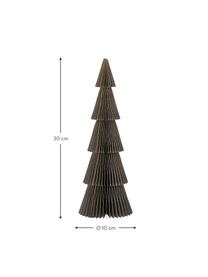 Dekorací Milan, 2 ks, Papír, Tmavě zelená, tmavě modrá, Ø 10 cm, V 30 cm