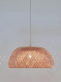 Lampa wisząca z drewna bambusowego Eden, Jasny brązowy, Ø 65 x W 30 cm
