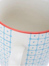 Tassen Carla mit kleinem Muster, 6er-Set, Steingut, Bunt, Ø 10 x H 8 cm, 300 ml