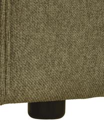 Sessel Lennon, Bezug: 100% Polyester Der strapa, Gestell: Massives Kiefernholz, FSC, Beine: Kunststoff, Webstoff Grün, B 130 x T 101 cm