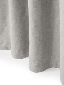 Nepriehľadný záves Jensen, 2 ks, 95 % polyester, 5 % nylon, Svetlosivá, Š 130 x D 260 cm