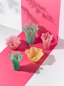 Jarrón de vidrio soplado artesanalmente Inaya, Vidrio soplado artesanalmente, Rosa, Ø 21 x Al 25 cm