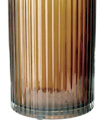 Transparente Glas-Vase Rilla mit Bernsteinschimmer, Glas, Bernsteinfarben, Ø 15 x H 29 cm