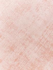Alfombra redonda artesanal de viscosa Jane, Parte superior: 100% viscosa, Reverso: 100% algodón, Rosa pálido, Ø 150 cm (Tamaño M)