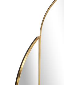 Lustro z metalową ramą Maple, Odcienie złotego, S 47 x W 37 cm