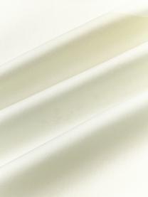 Housse de couette à imprimé floral en satin de coton Marino, Beige, tons verts, larg. 200 x long. 200 cm
