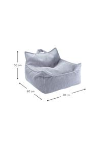 Kinder-Sitzsack Sugar aus Cord, Bezug: Cord (100 % Polyester), Cord Lila, B 70 x T 80 cm