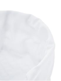 Brotkorb Alana mit herausnehmbarem Beutel, Brotkorb: Metall, verchromt, Beutel: 100% Baumwolle, Chromfarben, Weiß, Ø 21 x 11 cm