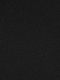 Ronde salontafel Mica, Tafelblad: MDF met eikenhoutfineer, Frame: gepoedercoat metaal, Zwart, Ø 82 x H 41 cm