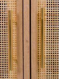 Aparador Cayetana, Estructura: tablero de fibras de dens, Patas: madera de bambú pintada, Beige, An 120 x Al 71 cm