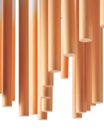 Plafoniera di design arancione/rosa Coralie, Paralume: 100 % legno di frassino, Rosa, arancione, Ø 12 x Alt. 45 cm
