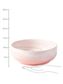 Miska dekoracyjna Livana, Porcelana, Blady różowy, Ø 25 x W 9 cm