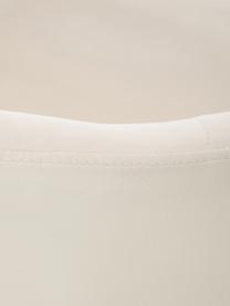 Chaise velours rembourré Luisa, 2 pièces, Velours blanc crème, or, larg. 59 x prof. 58 cm