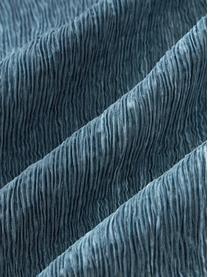 Kussenhoes Aline met gestructureerde oppervlak, 100% polyester, Blauw, B 45 x L 45 cm