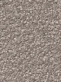 Bouclé bureaustoel Albert in taupe, in hoogte verstelbaar, Bekleding: 100% polyester, Frame: aluminium, gepolijst, Zitvlak: 100% polypropyleen, Taupe, zwart, B 59 x D 52 cm
