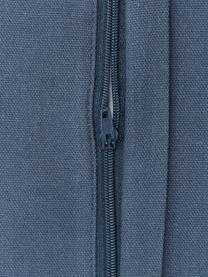 Kussenhoes Colori in aquarel look met franjes, Franjes: 100% polyester, Blauwtinten, B 50 x L 50 cm