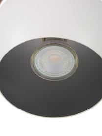Lampa sufitowa w stylu scandi ze skórzanym dekorem Bow, Biały, S 76 x W 28 cm