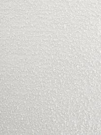 Fauteuil lounge en tissu bouclé blanc Ted, Blanc, larg. 93 x prof. 82 cm