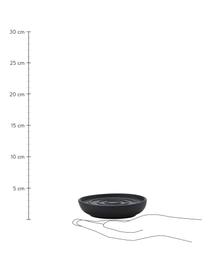 Porzellan-Seifenschale Nova One, Porzellan, Schwarz, Ø 11 x H 3 cm