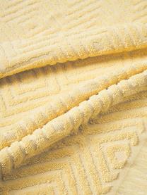 Serviette de toilette en coton Jacqui, tailles variées, Jaune clair, Serviettes de toilette, larg. 50 x long. 100 cm, 2 pièces