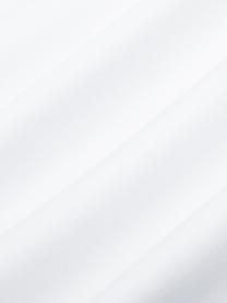 Katoensatijnen dekbedovertrek Premium in wit met bies, Weeftechniek: satijn Draaddichtheid 400, Wit, 140 x 200 cm + 1 kussenhoes 60 x 70 cm