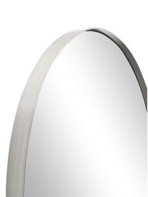 Okrągłe lustro ścienne z metalową ramą Lacie, Odcienie srebrnego, Ø 55 cm