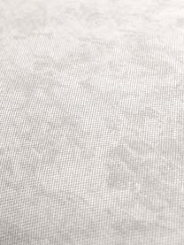 Divano curvo a fagiolo 3 posti Alba, Rivestimento: 97% poliestere, 3% nylon , Struttura: legno massiccio di abete , Piedini: plastica, Tessuto bianco crema, Larg. 235 x Prof. 114 cm, schienale a destra