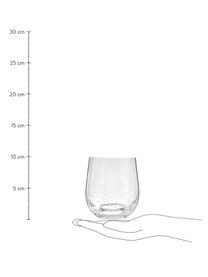 Mondgeblazen Bubble waterglazen met decoratieve luchtbellen, 4 stuks, Mondgeblazen glas, Transparant, Ø 9 x H 10 cm, 250 ml