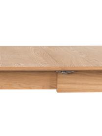 Table extensible bois de frêne Glimps, Bois de frêne, larg. de 120 à 162 x prof. 80 cm